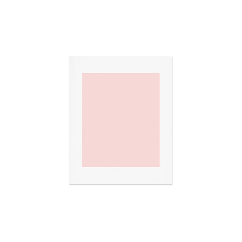 Light Pink Solid Color Art Print Gallery Image 1