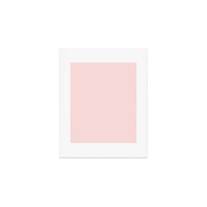 Light Pink Solid Color Art Print Gallery Image 1
