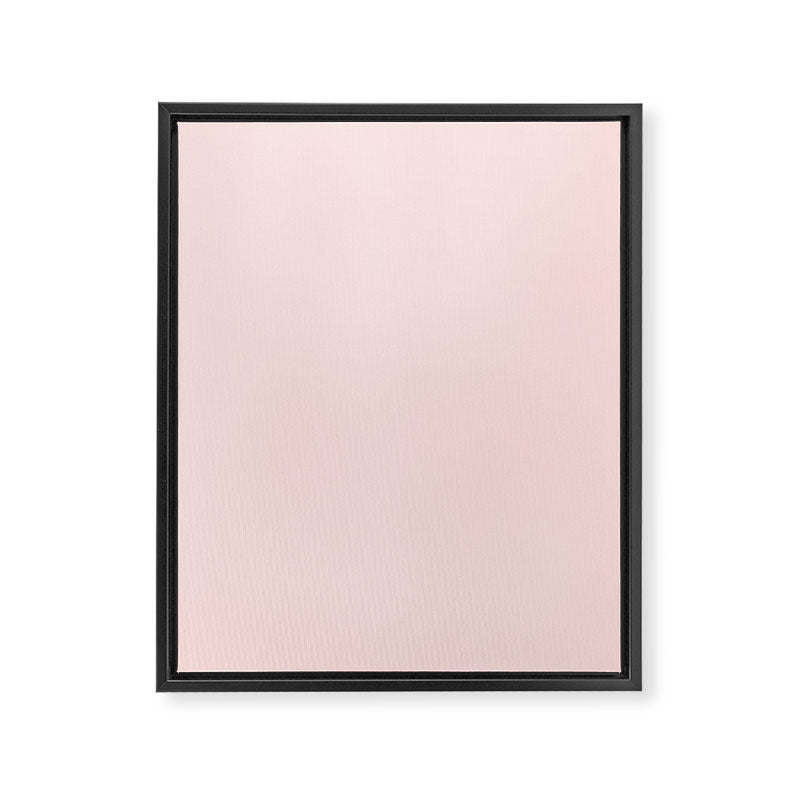 Light Pink Solid Color Framed Canvas Print Gallery Image 8