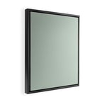 Light Sage Green Solid Framed Canvas Print Gallery Image 2