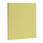 Linden Lemongrass Yellow-Green Solid Color Canvas Print Gallery Image 8