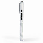Liquid Swirl Abstract Pattern in Pale Stone and Light Silver Sage Gray iPhone Case Gallery Image 2