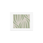 Maldives Abstract Botanical Pattern in Sage and Beige Art Print Gallery Image 1