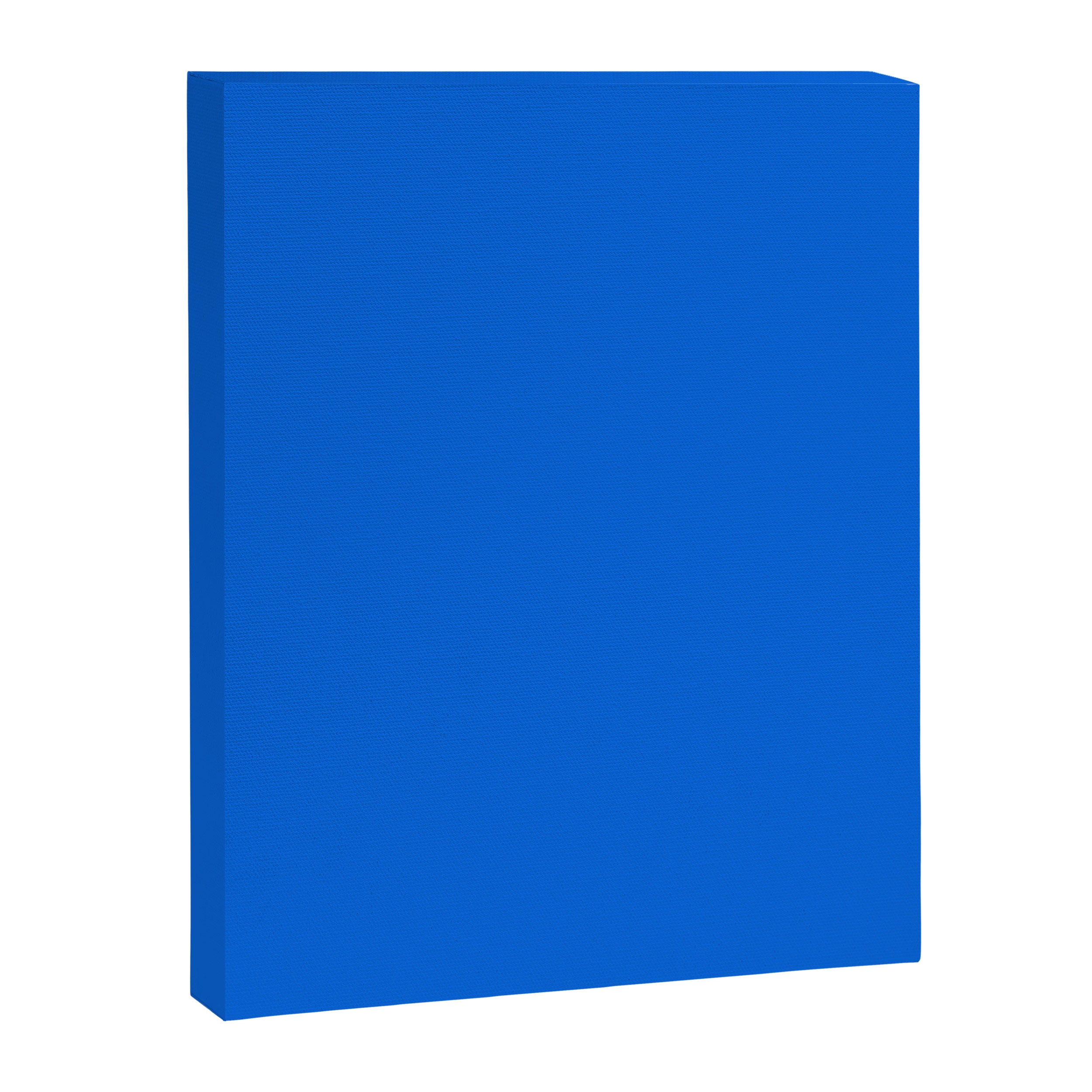 Maximal Blue Solid Color Canvas Print Gallery Image 8