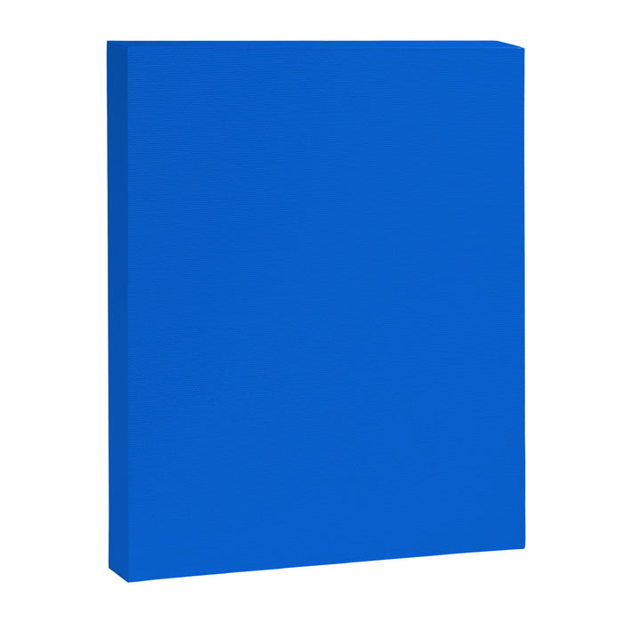 Maximal Blue Solid Color Canvas Print Gallery Image 1