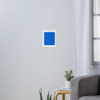 Maximal Blue Solid Color Art Print Gallery Image 3