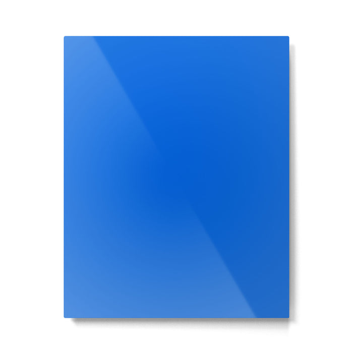 Maximal Blue Solid Color Metal Print Gallery Image 1