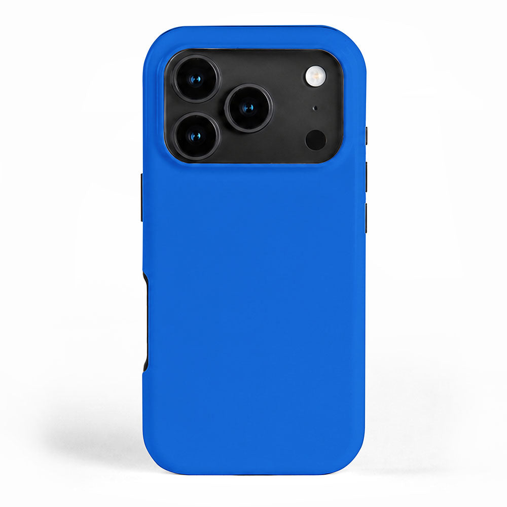 Maximal Blue Solid Color iPhone Case Gallery Image 1