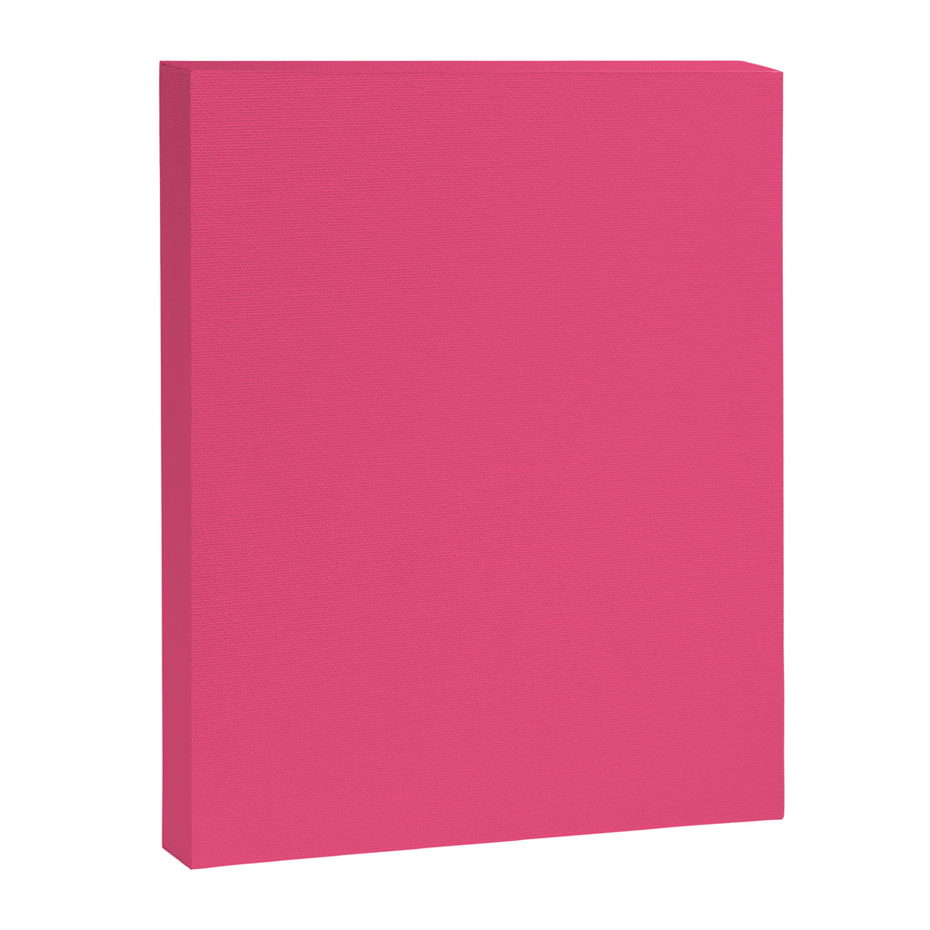 Maximal Hot Pink Solid Color Canvas Print Gallery Image 8