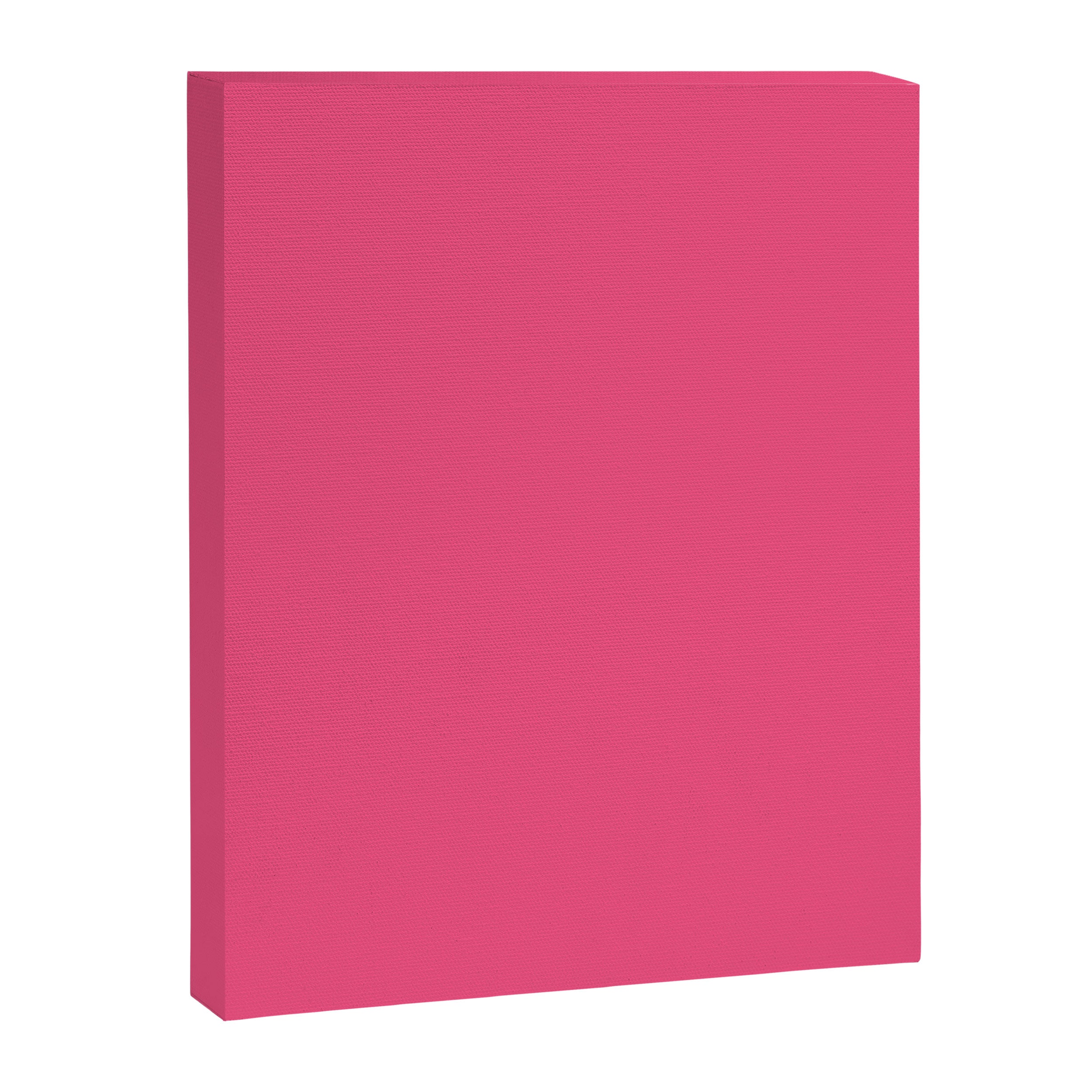 Maximal Hot Pink Solid Color Canvas Print Gallery Image 8
