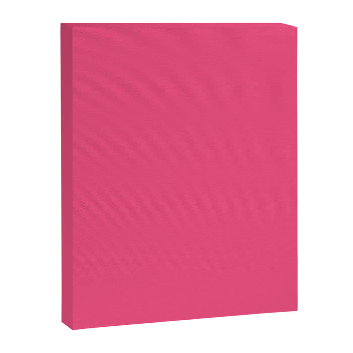 Maximal Hot Pink Solid Color Canvas Print Gallery Image 1