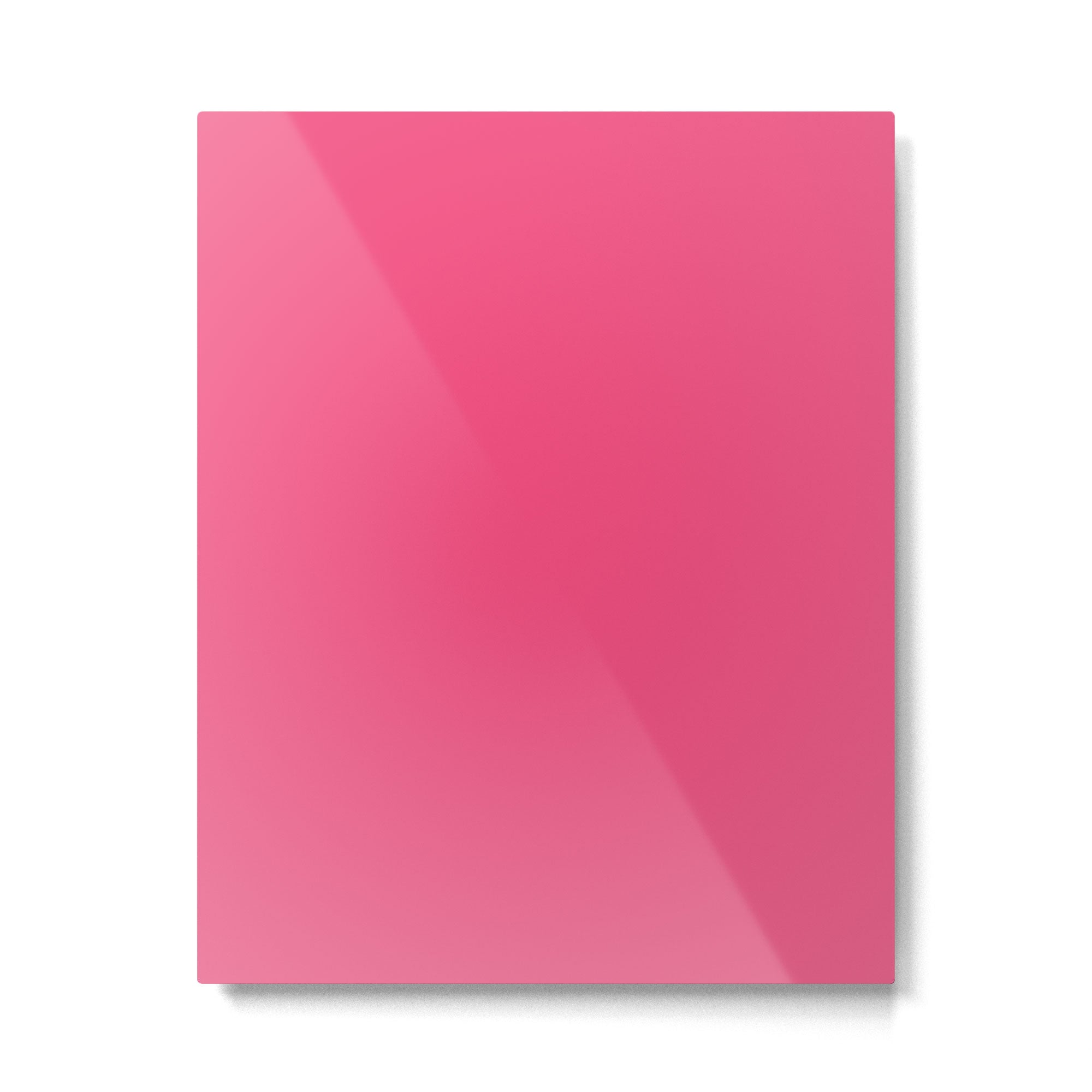 Maximal Hot Pink Solid Color Metal Print Gallery Image 6
