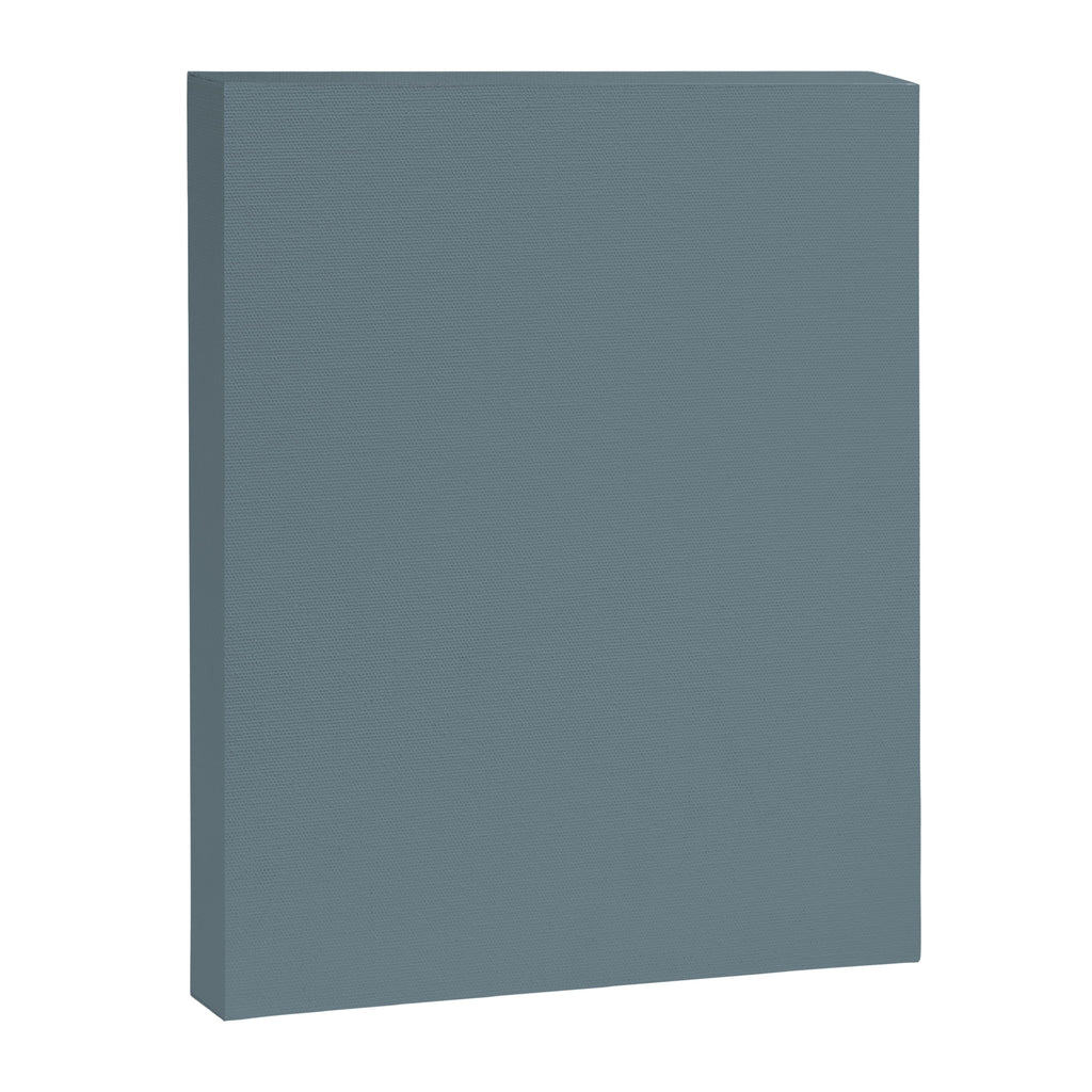 Medium Neutral Blue Gray Solid  Canvas Print Gallery Image 8