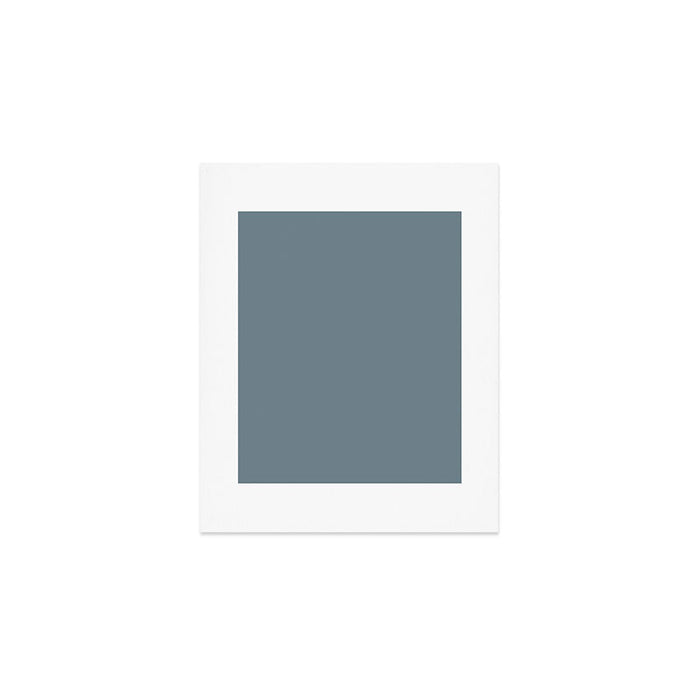 Medium Neutral Blue Gray Solid  Art Print Gallery Image 1