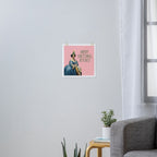 Merry Christmas, Bitches! - Ingres on Pink Art Print Gallery Image 3