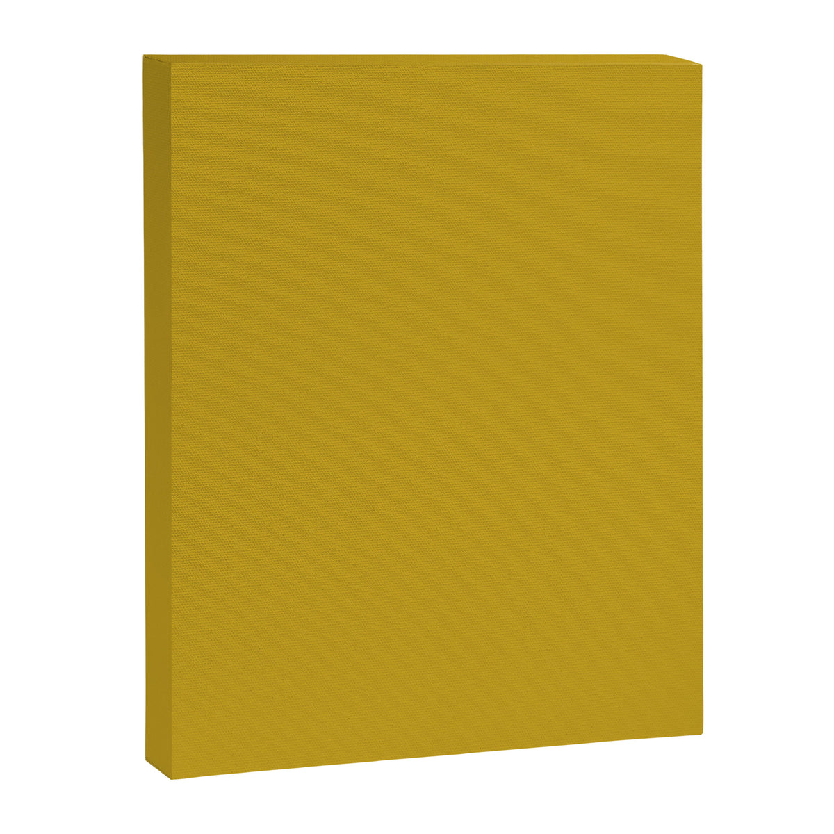 Mid Century Mod Mustard Yellow Solid Canvas Print Gallery Image 8