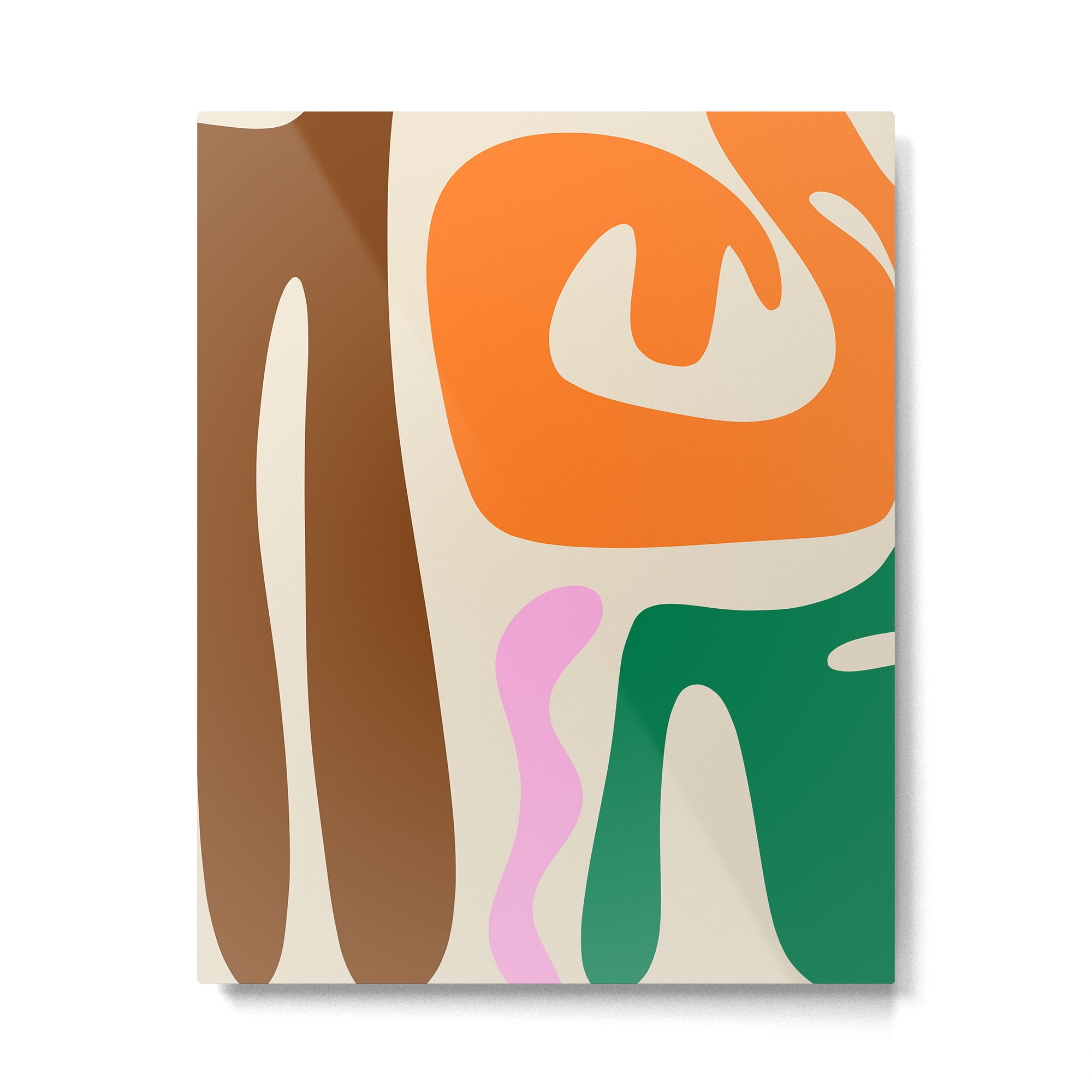 Mid Century Modern Abstract Kwaito Contemporary Pattern Metal Print Gallery Image 6