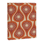Mid Century Modern Atomic Drops Retro Pattern in Midcentury Burnt Orange and Beige Canvas Print Gallery Image 8