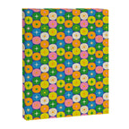 Mid Century Modern Atomic Future Colorful Modtastic Dots and Stars Pattern 3 Canvas Print Gallery Image 8