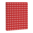 Mid Century Modern Atomic Stars Grid Retro Christmas Red and Pink Pattern Canvas Print Gallery Image 6