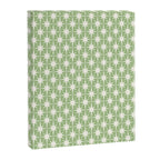 Mid Century Modern Atomic Stars Retro Starburst Pattern in Light Sage Green and Cream Canvas Print Gallery Image 6