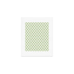 Mid Century Modern Atomic Stars Retro Starbursts Light Sage Green and Cream Pattern Art Print Gallery Image 1