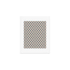 Mid Century Modern Atomic Stars Steel Teal Blue and Pale Blush Pink Pattern Art Print Gallery Image 1
