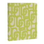 Mid Century Modern Loop Pattern in Light Lime Linden Green Canvas Print Gallery Image 8