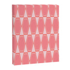 Mid Century Modern Pink Hexad Geometric Pattern Canvas Print Gallery Image 8