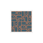 Mid Century Modern Piquet 11 Inspired by PANTONE 17 1230 Color of the Year Mocha Mousse Art Print Gallery Image 1