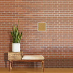Mid Century Modern Piquet 2 Inspired by PANTONE 17 1230 Color of the Year Mocha Mousse Art Print Gallery Image 2