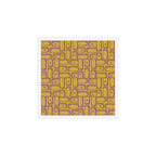 Mid Century Modern Piquet 2 Inspired by PANTONE 17 1230 Color of the Year Mocha Mousse Art Print Gallery Image 1