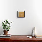 Mid Century Modern Piquet 2 Inspired by PANTONE 17 1230 Color of the Year Mocha Mousse Framed Art Print Gallery Image 2