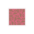 Mid Century Modern Piquet 3 Inspired by PANTONE 17 1230 Color of the Year Mocha Mousse Art Print Gallery Image 1