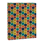 Mid Century Modern Retro Atomic Future Pattern in Mid Mod Colors on Cream Canvas Print Gallery Image 8
