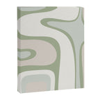 Mid Century Modern Sage Green Copacetic Retro Abstract Canvas Print Gallery Image 8