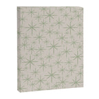 Mid Century Modern Twinkling Retro Starbursts in Sage Green and Beige Canvas Print Gallery Image 8