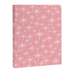 Mid Century Modern Twinkling Stars Retro Atomic Pattern in Pink Canvas Print Gallery Image 8