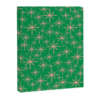 Mid Century Modern Twinkling Stars Retro Atomic Pattern Pink and Green Canvas Print Gallery Image 8