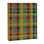 Mid Mod Retro Check Pattern Canvas Print Gallery Image 8