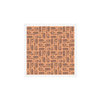 Midcentury Mod Piquet Inspired by PANTONE 17 1230 Color of the Year Mocha Mousse Art Print Gallery Image 1