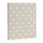 Midcentury Modern Atomic Starburst Pattern Beige Cream  Canvas Print Gallery Image 6