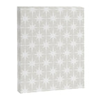 Midcentury Modern Atomic Starburst Pattern in Pale Beige Greige and White Canvas Print Gallery Image 6