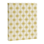 Midcentury Modern Atomic Starburst Pattern in Retro Gold and Cream Tones Canvas Print Gallery Image 6