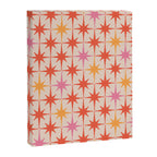 Midcentury Modern Atomic Starburst Pattern Pink Orange Canvas Print Gallery Image 6