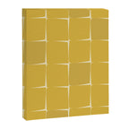 Midcentury Modern Flux Check Grid Pattern in Mustard Canvas Print Gallery Image 8