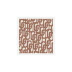 Midcentury Modern Loops Pattern 1 Inspired by PANTONE 17 1230 Mocha Mousse Art Print Gallery Image 1