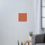 Midcentury Modern Piquet 8 Inspired by PANTONE 17 1230 Color of the Year Mocha Mousse Art Print Gallery Image 3