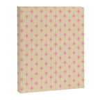 Midcentury Stars and Dots Classic Pink Cream Pattern Canvas Print Gallery Image 8