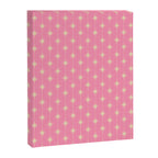 Midcentury Stars and Dots Classic Pink Pattern Canvas Print Gallery Image 8